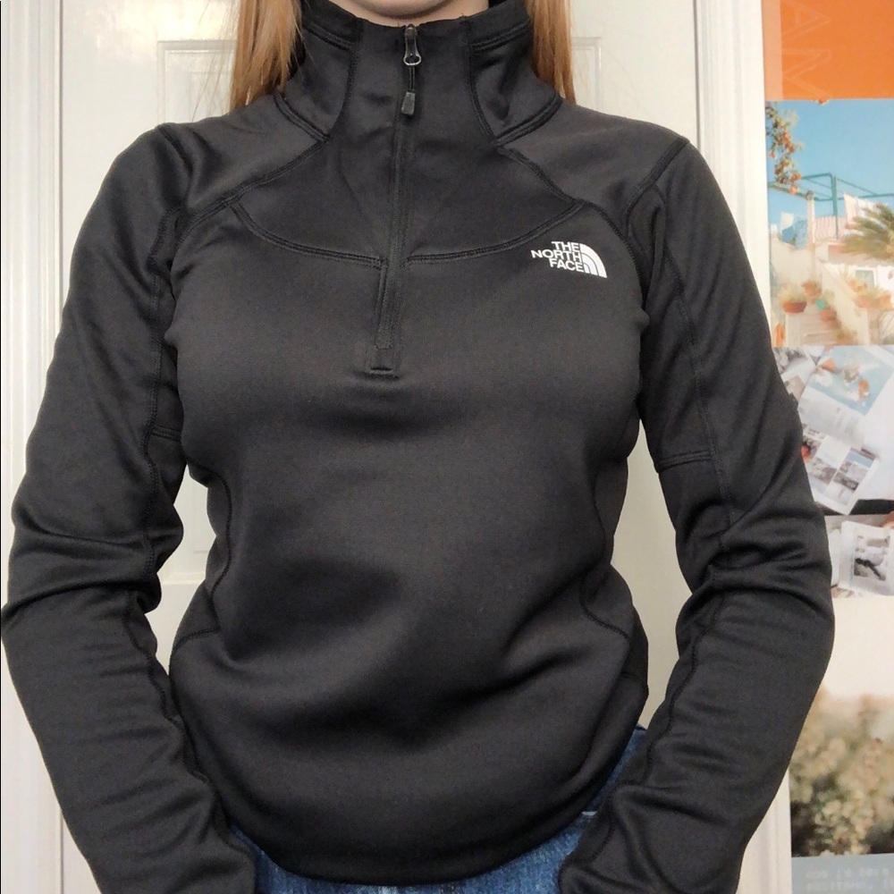 North face fleece zip up